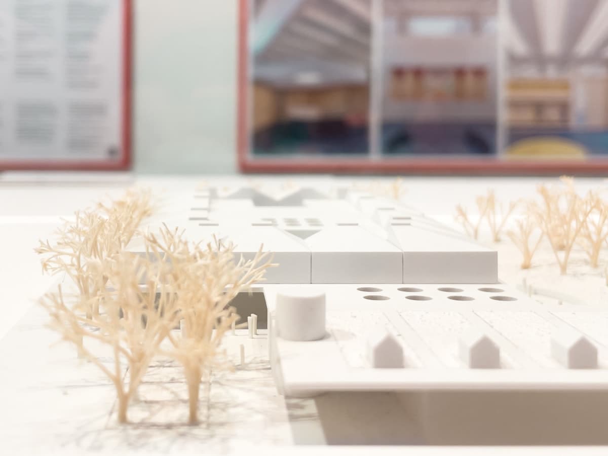 Maquete de projeto arquitetônico